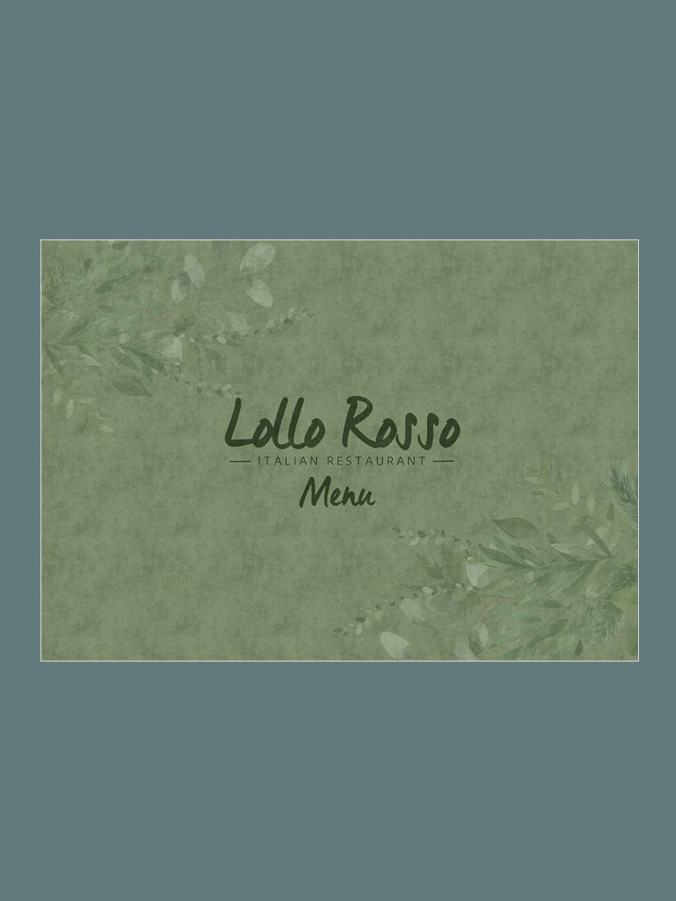 Menus - Lollo Rosso